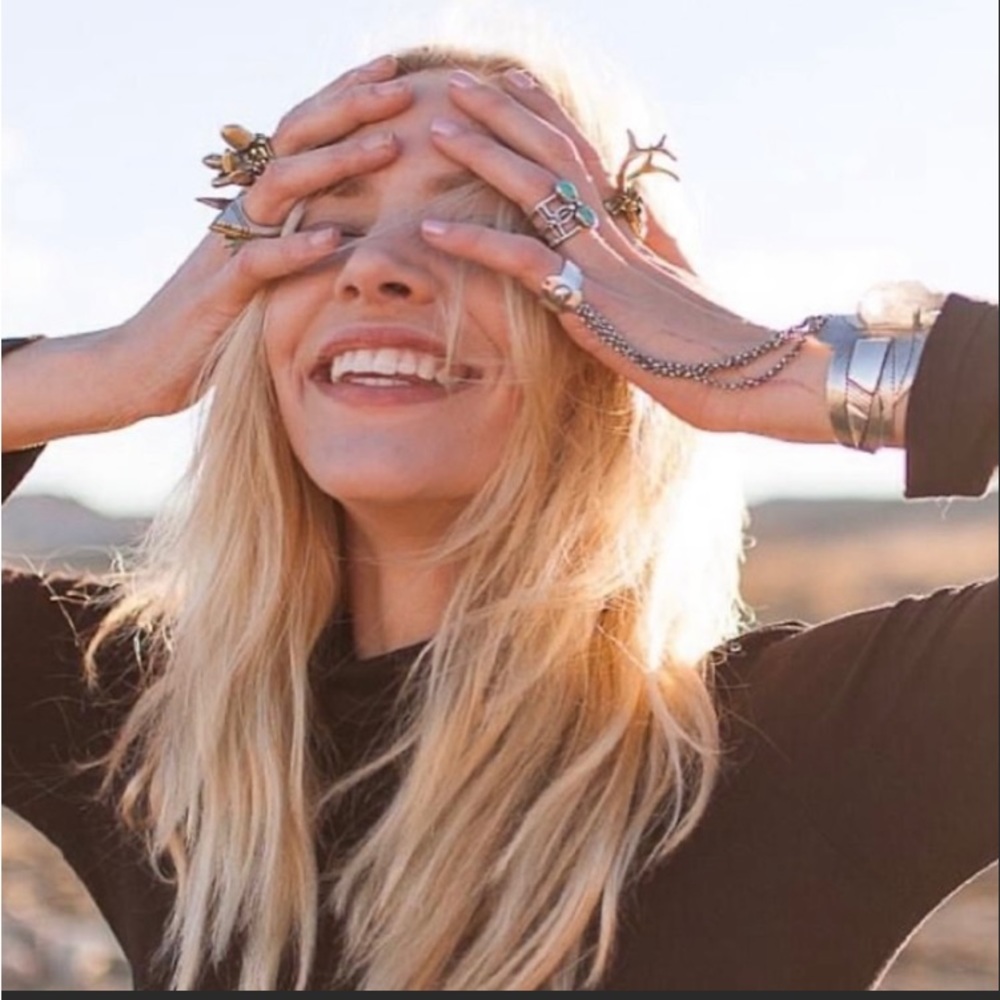 Spell and the Gypsy Stag Ring in Brass (RARE)